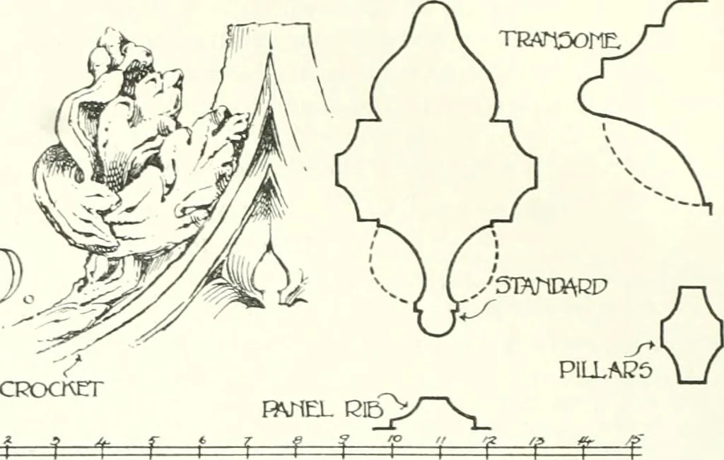 An illustration from Roodscreens and roodlofts, 1909, leaf 237
