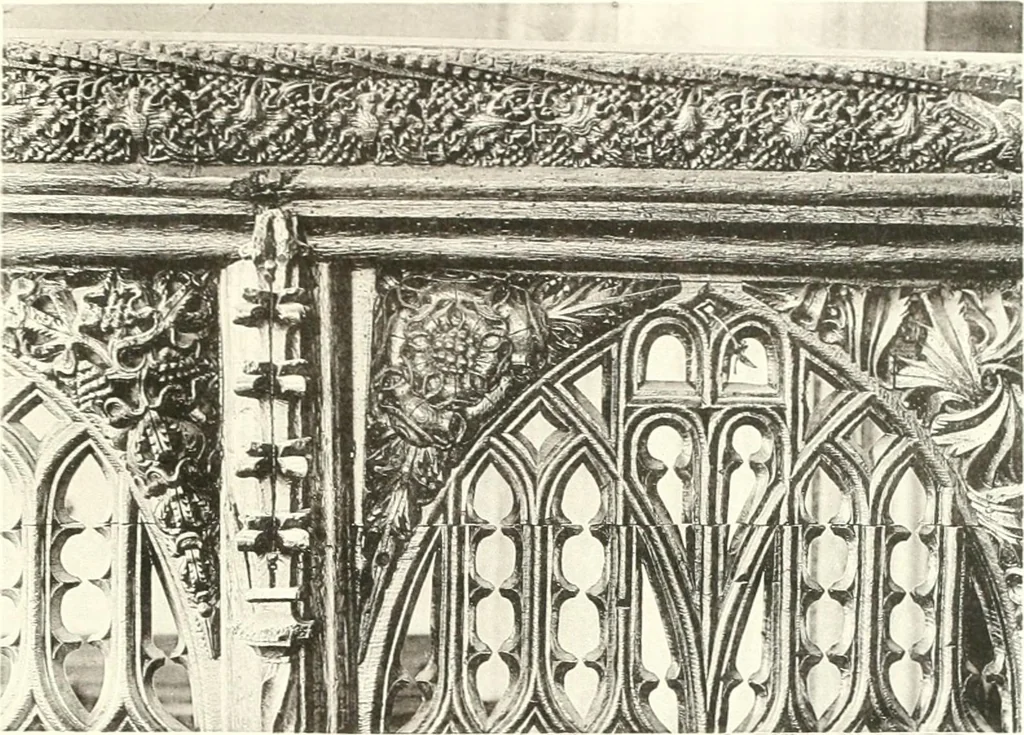An illustration from Roodscreens and roodlofts, 1909, leaf 244