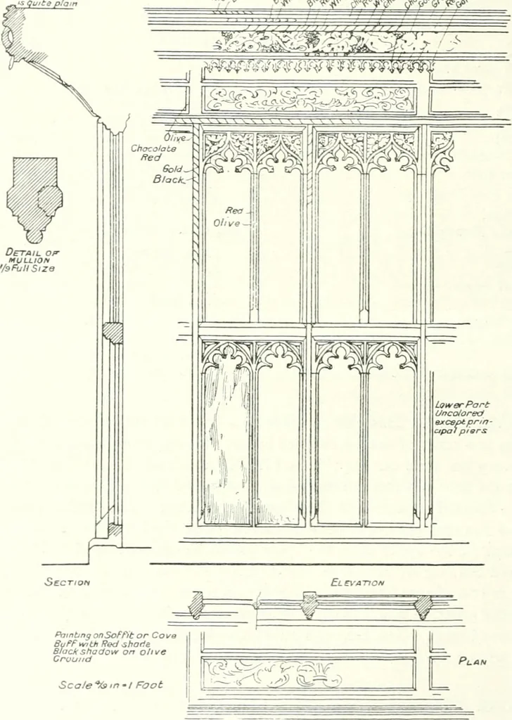 An illustration from Roodscreens and roodlofts, 1909, leaf 255