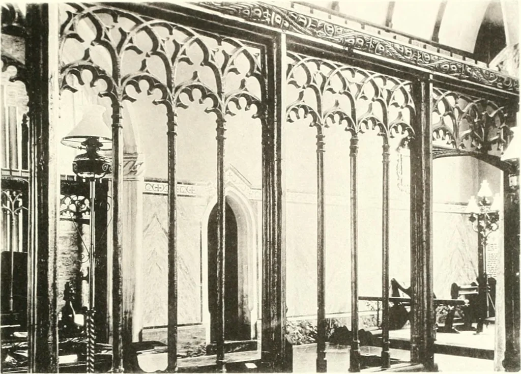An illustration from Roodscreens and roodlofts, 1909, leaf 256