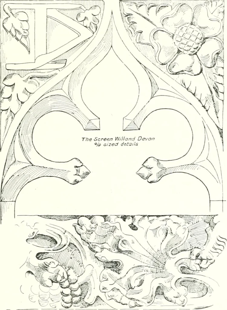 An illustration from Roodscreens and roodlofts, 1909, leaf 258