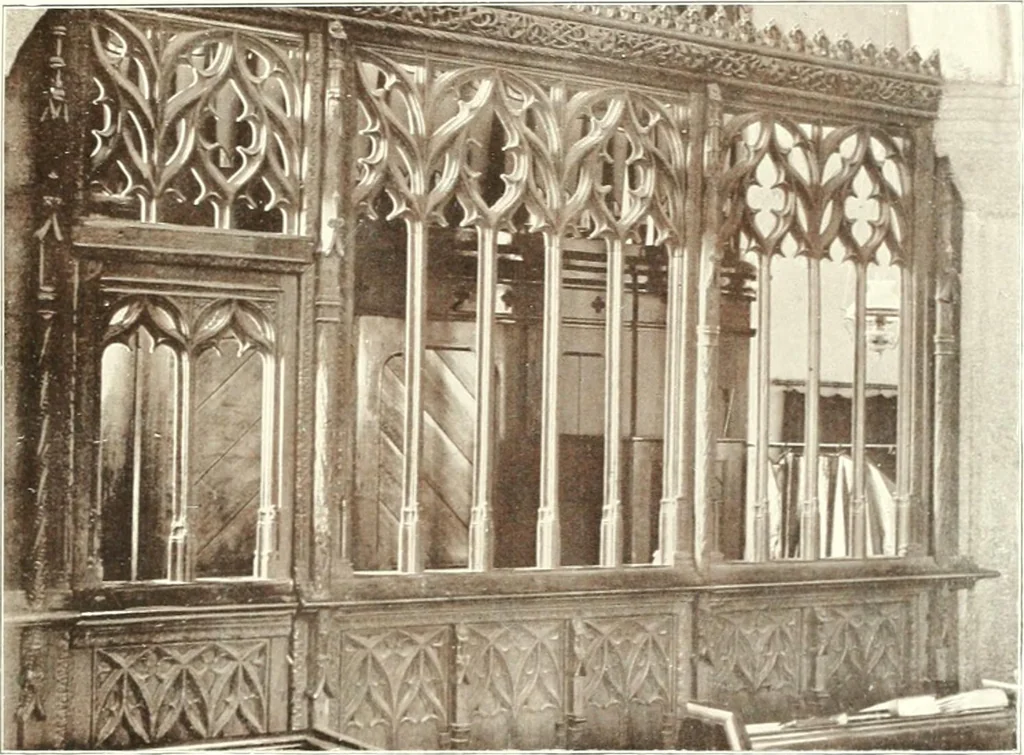An illustration from Roodscreens and roodlofts, 1909, leaf 260