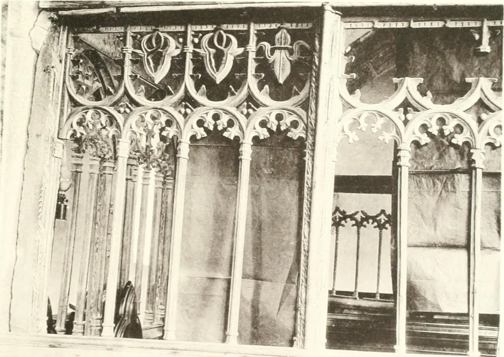 An illustration from Roodscreens and roodlofts, 1909, leaf 270