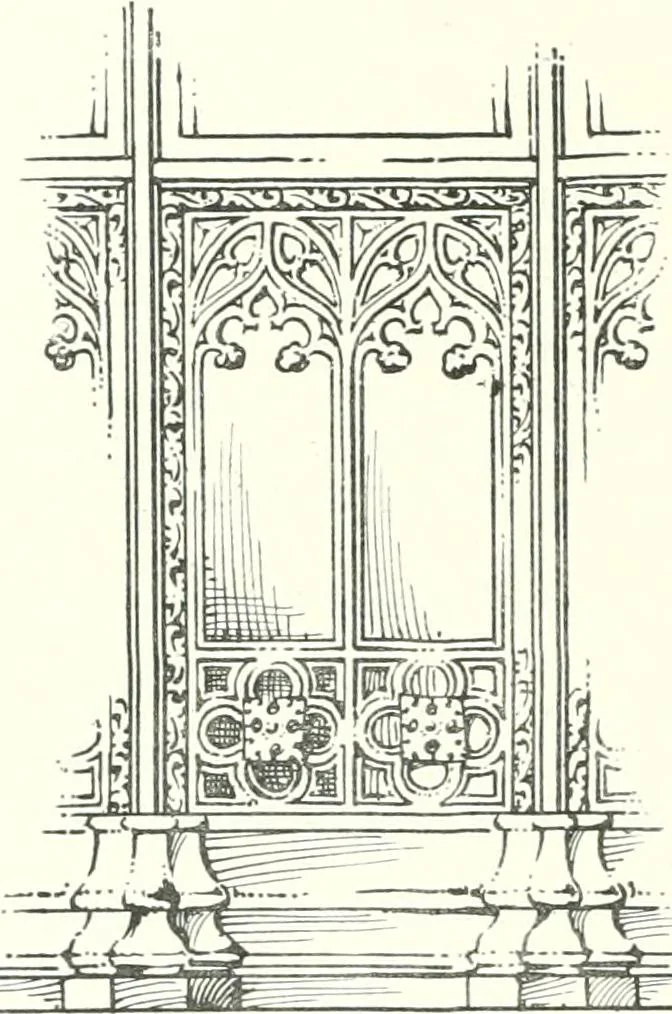 An illustration from Roodscreens and roodlofts, 1909, leaf 291
