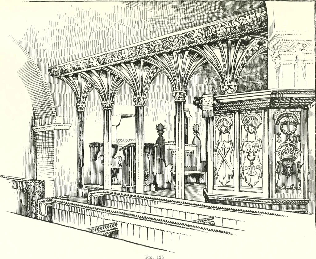 An illustration from Roodscreens and roodlofts, 1909, leaf 296