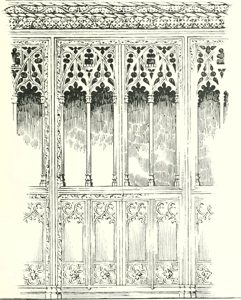 An illustration from Roodscreens and roodlofts, 1909, leaf 304