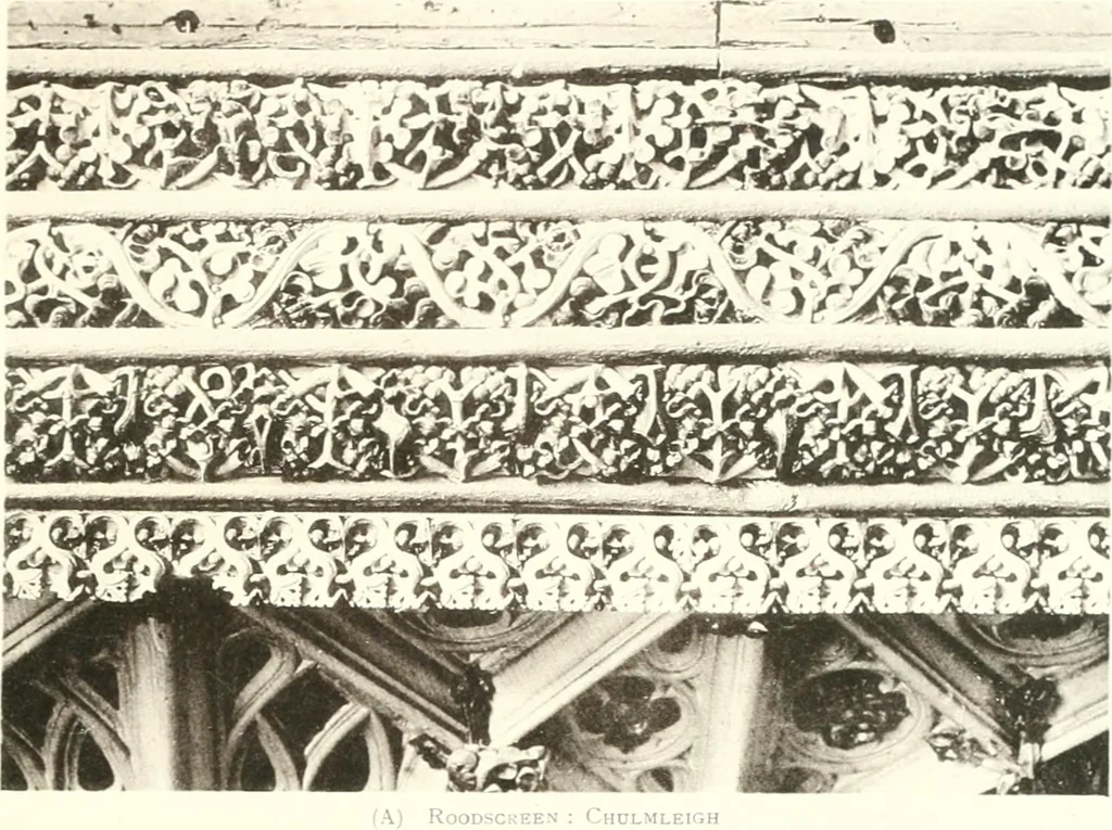 An illustration from Roodscreens and roodlofts, 1909, leaf 312