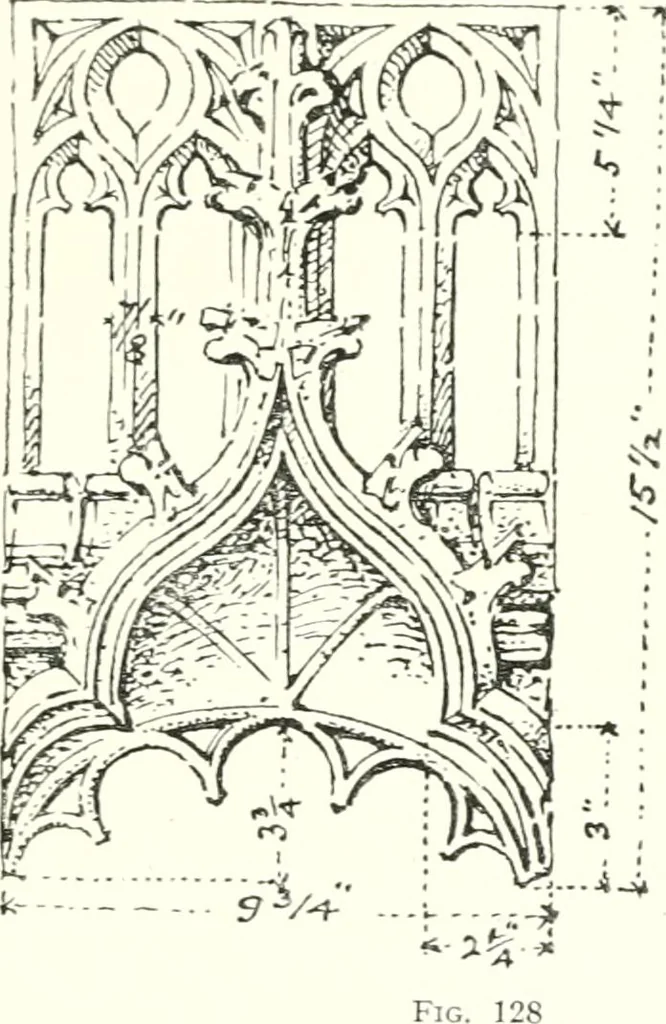 An illustration from Roodscreens and roodlofts, 1909, leaf 322