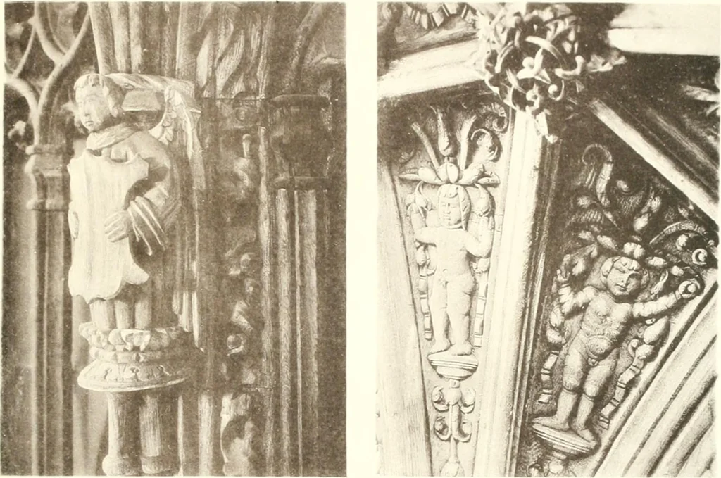An illustration from Roodscreens and roodlofts, 1909, leaf 324