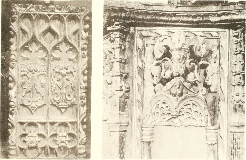An illustration from Roodscreens and roodlofts, 1909, leaf 324