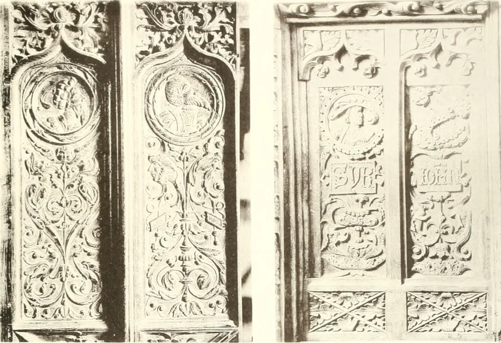 An illustration from Roodscreens and roodlofts, 1909, leaf 334