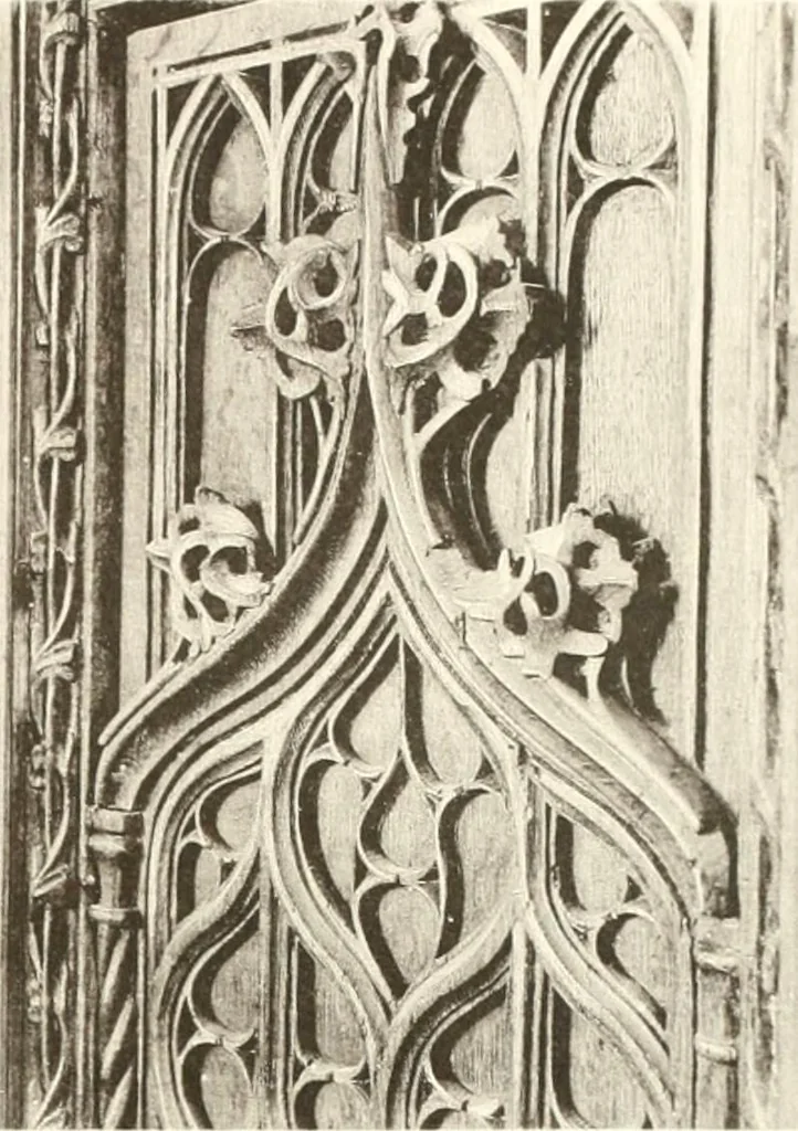 An illustration from Roodscreens and roodlofts, 1909, leaf 338
