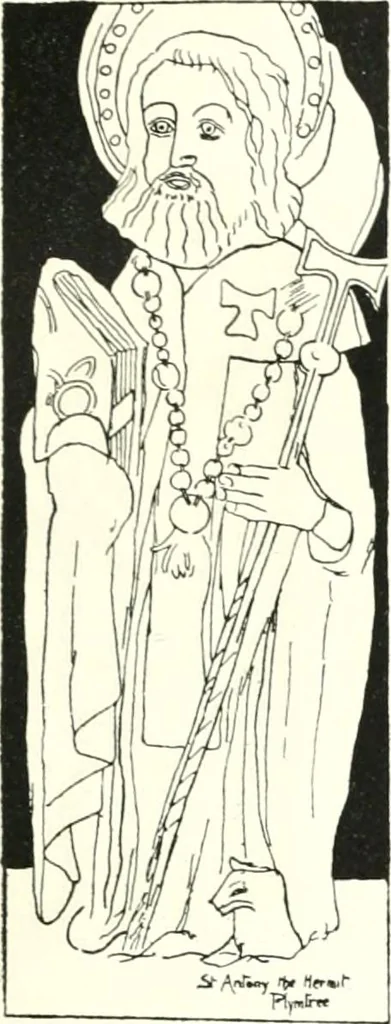An illustration from Roodscreens and roodlofts, 1909, leaf 34
