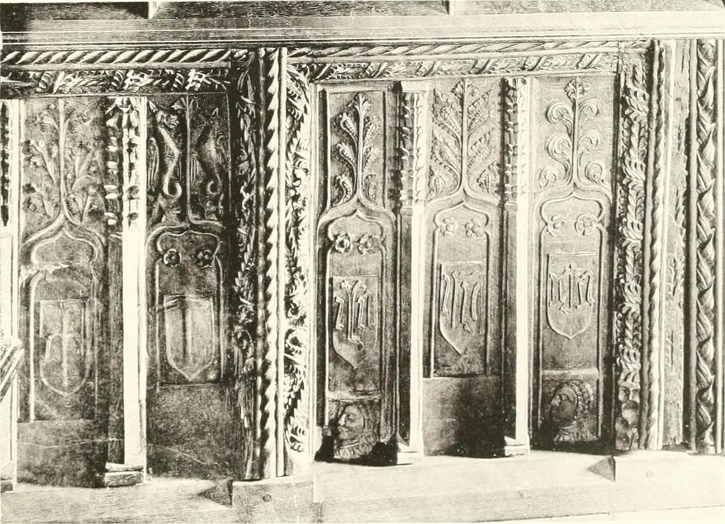 An illustration from Roodscreens and roodlofts, 1909, leaf 342