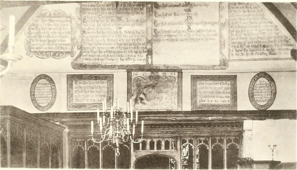 An illustration from Roodscreens and roodlofts, 1909, leaf 346