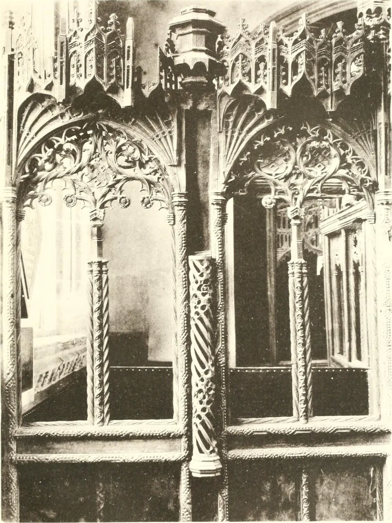 An illustration from Roodscreens and roodlofts, 1909, leaf 350