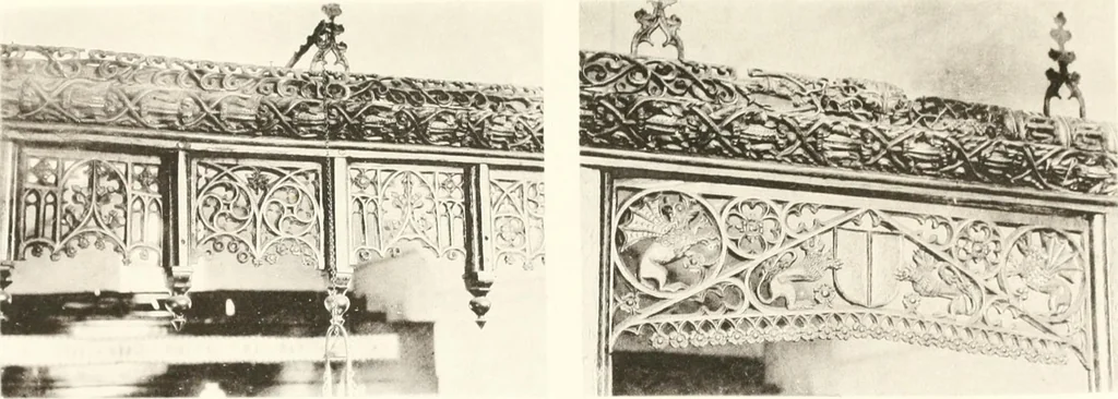 An illustration from Roodscreens and roodlofts, 1909, leaf 354