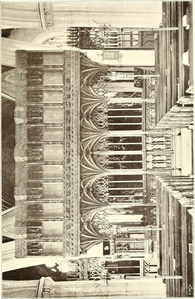An illustration from Roodscreens and roodlofts, 1909, leaf 36