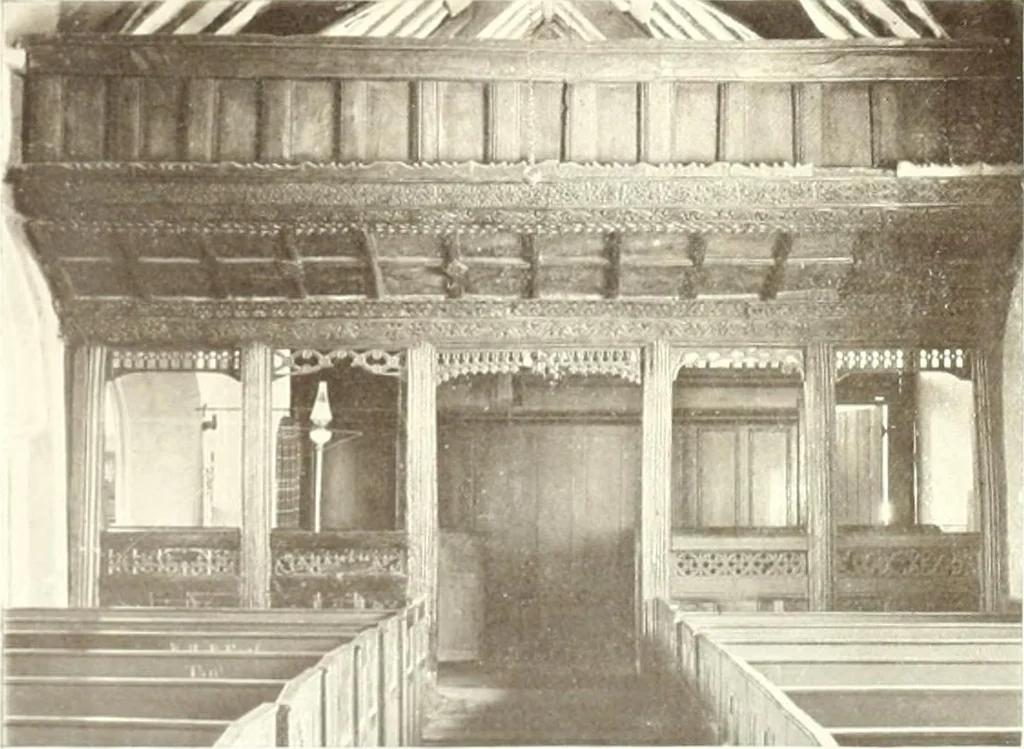 An illustration from Roodscreens and roodlofts, 1909, leaf 360