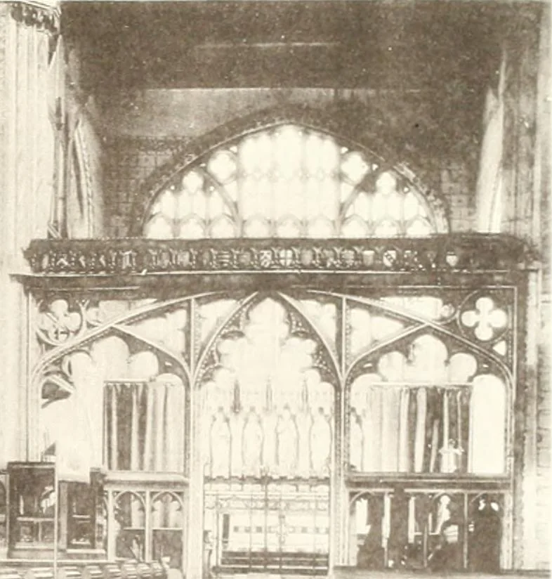 An illustration from Roodscreens and roodlofts, 1909, leaf 366