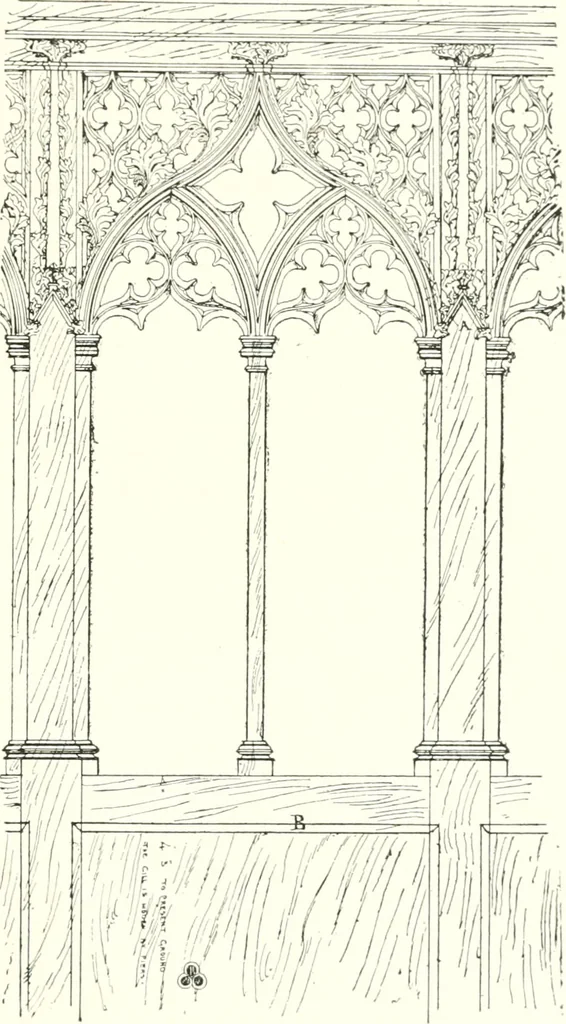 An illustration from Roodscreens and roodlofts, 1909, leaf 370