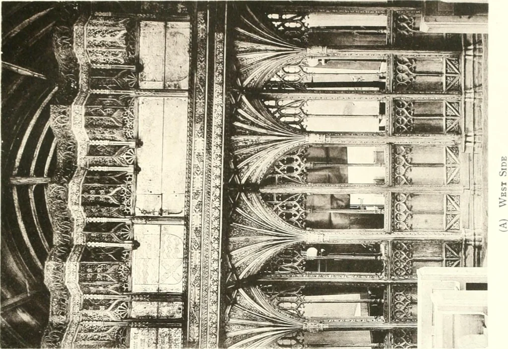 An illustration from Roodscreens and roodlofts, 1909, leaf 42