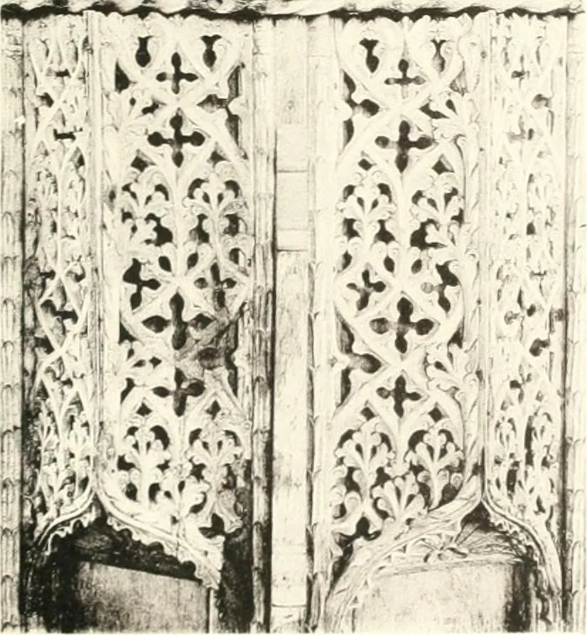An illustration from Roodscreens and roodlofts, 1909, leaf 48