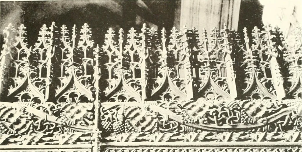 An illustration from Roodscreens and roodlofts, 1909, leaf 54