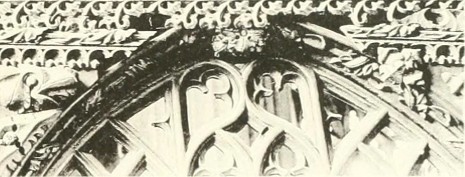 An illustration from Roodscreens and roodlofts, 1909, leaf 54