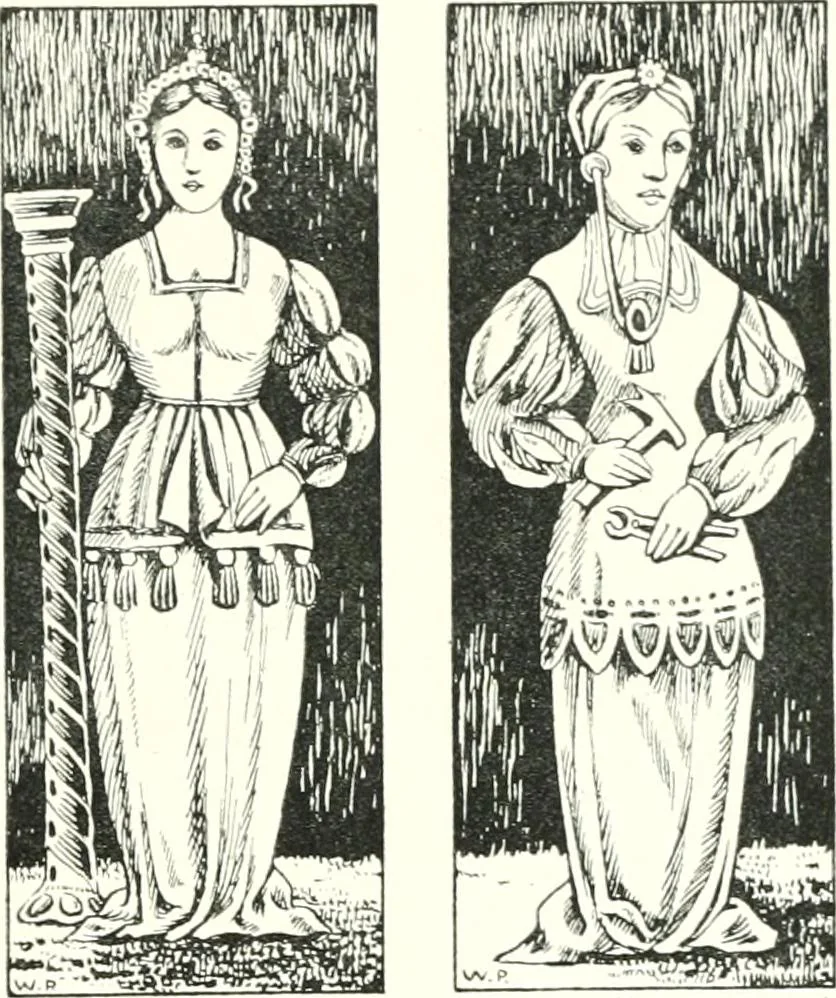 An illustration from Roodscreens and roodlofts, 1909, leaf 62