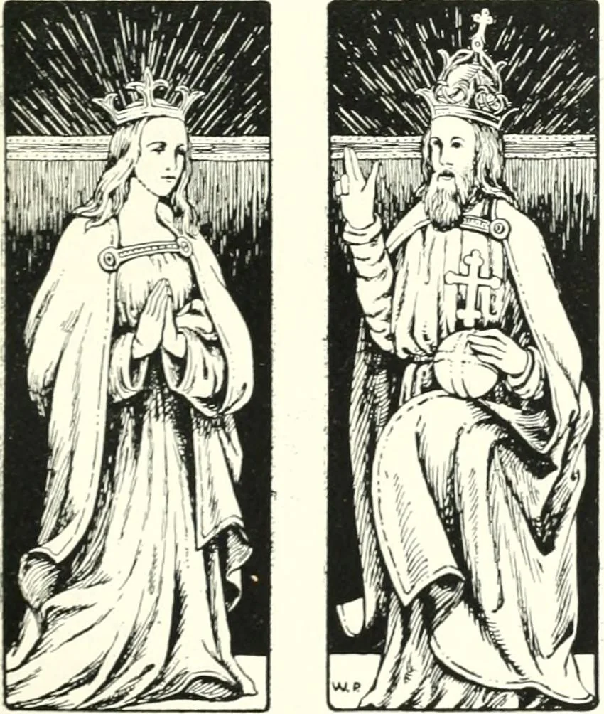 An illustration from Roodscreens and roodlofts, 1909, leaf 70