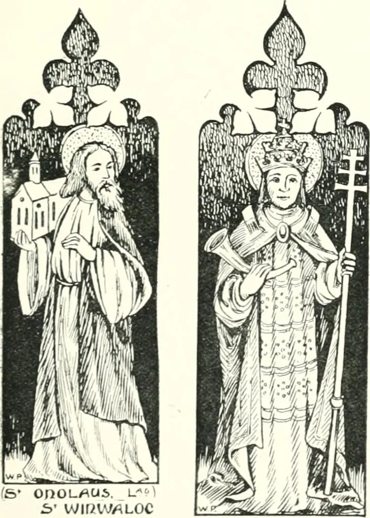 An illustration from Roodscreens and roodlofts, 1909, leaf 74
