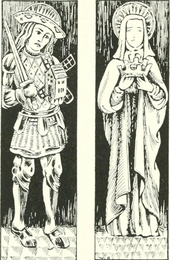 An illustration from Roodscreens and roodlofts, 1909, leaf 75