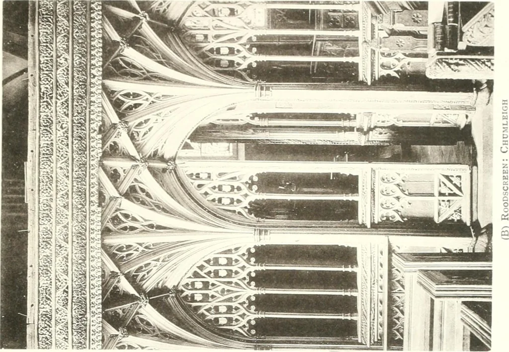 An illustration from Roodscreens and roodlofts, 1909, leaf 84