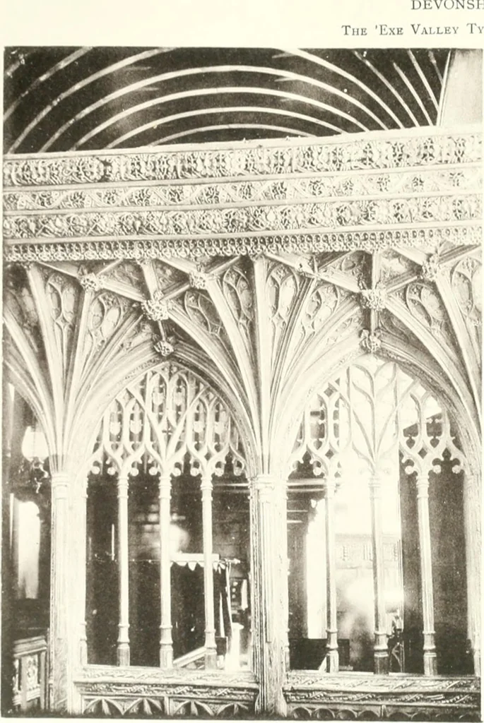 An illustration from Roodscreens and roodlofts, 1909, leaf 84