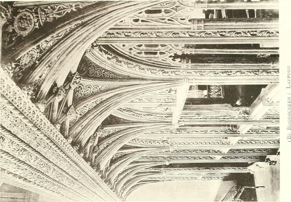 An illustration from Roodscreens and roodlofts, 1909, leaf 90