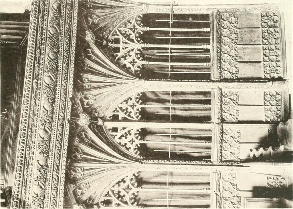 An illustration from Roodscreens and roodlofts, 1909, leaf 90