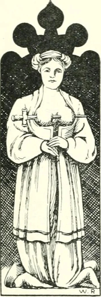 An illustration from Roodscreens and roodlofts, 1909, leaf 92