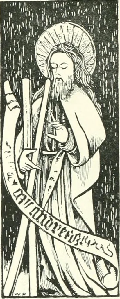 An illustration from Roodscreens and roodlofts, 1909, leaf 93