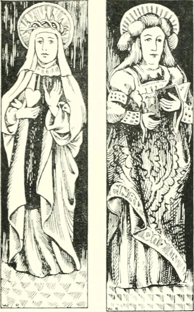 An illustration from Roodscreens and roodlofts, 1909, leaf 98