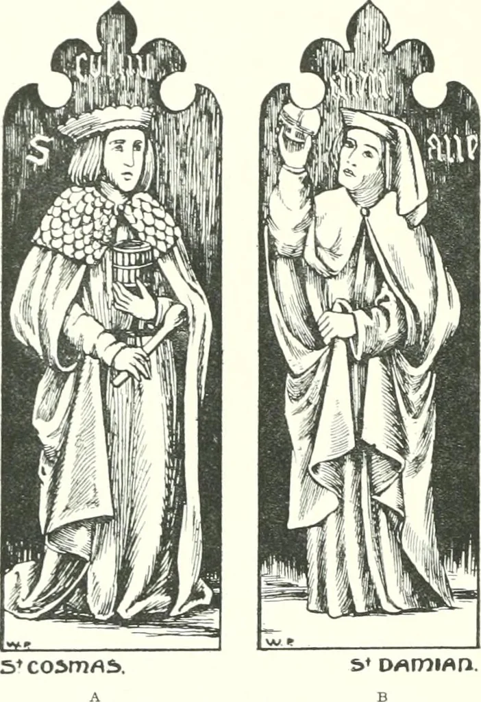 An illustration from Roodscreens and roodlofts, 1909, leaf 99