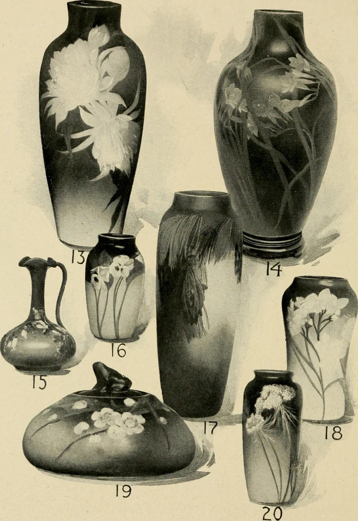 An illustration from Rookwood, an American art., 1904, leaf 11