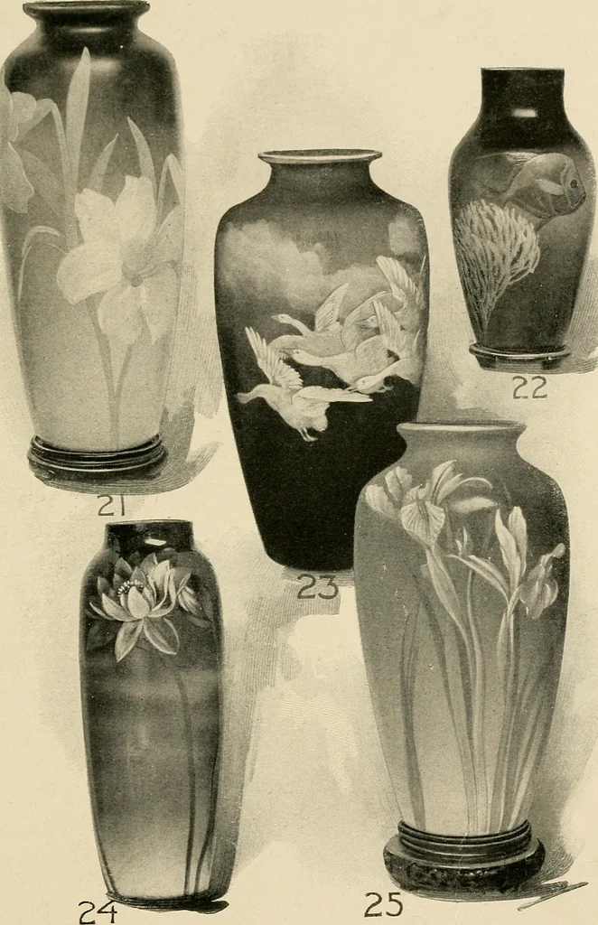 An illustration from Rookwood, an American art., 1904, leaf 12