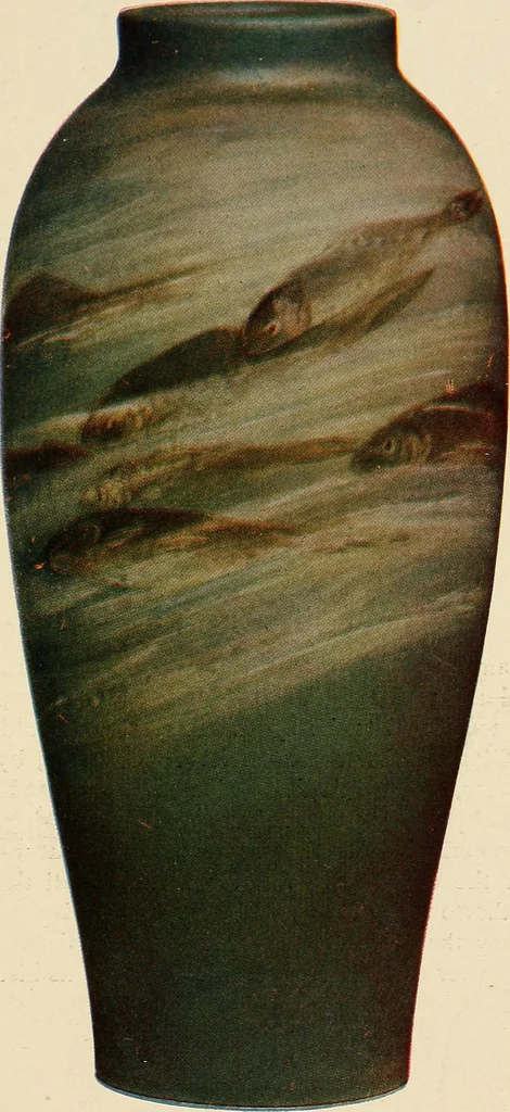 An illustration from Rookwood, an American art., 1904, leaf 14