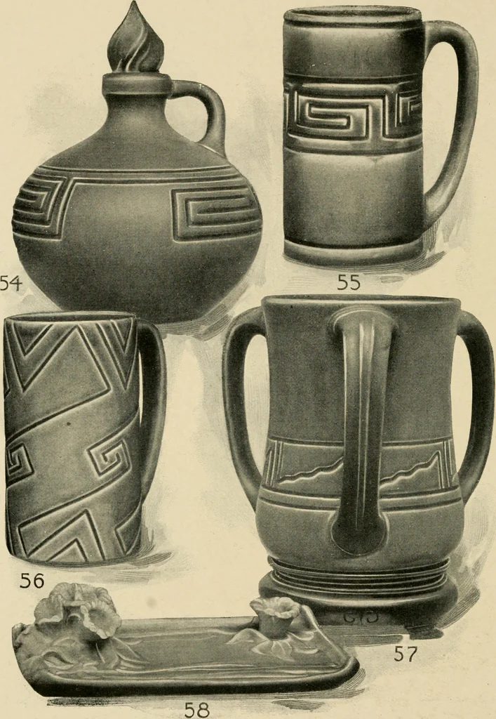 An illustration from Rookwood, an American art., 1904, leaf 25