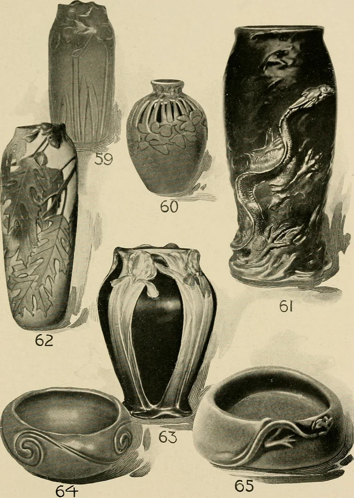 An illustration from Rookwood, an American art., 1904, leaf 26