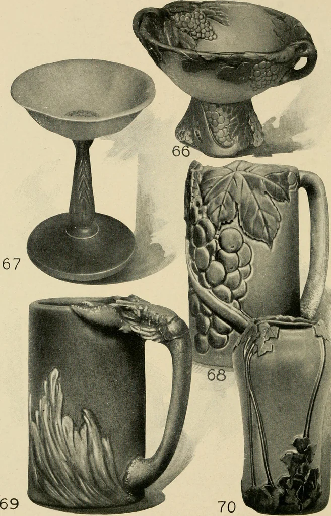 An illustration from Rookwood, an American art., 1904, leaf 27