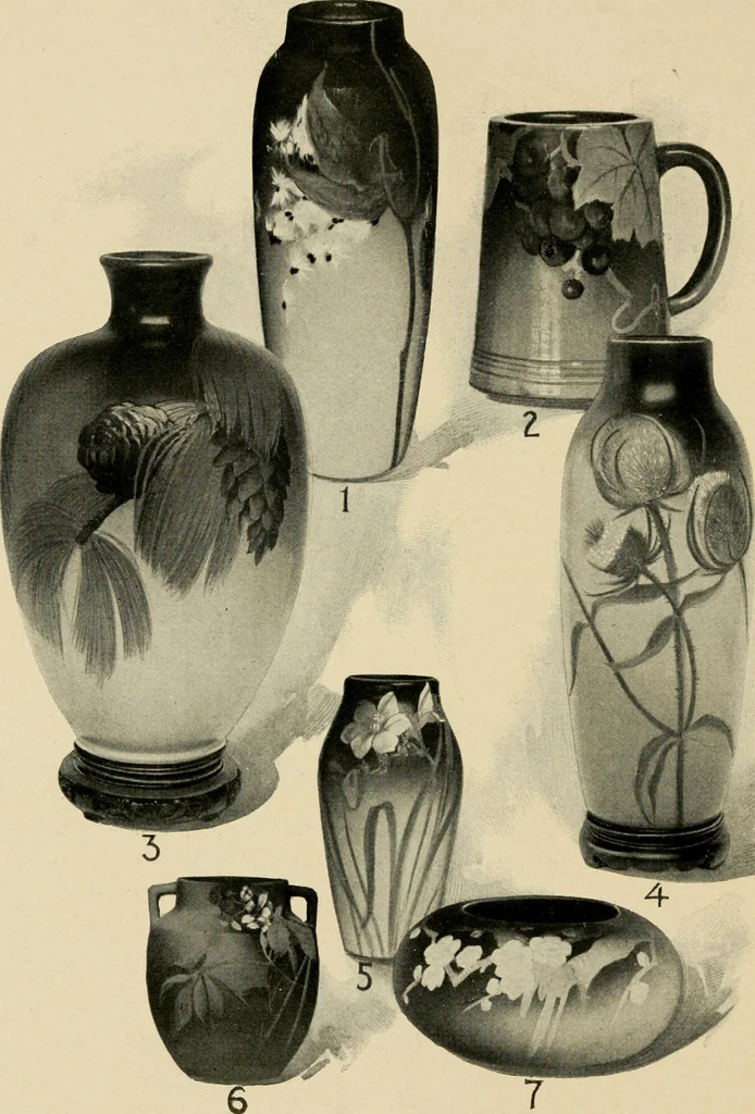 An illustration from Rookwood, an American art., 1904, leaf 7