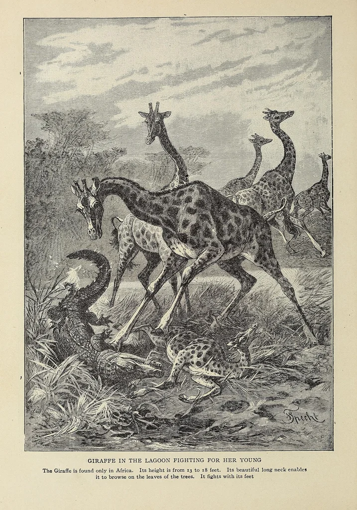 An illustration from Roosevelt's African trip : the story of his life, the voyage from New York to Mombasa, and the route through the heart of Africa, including the big game and other ferocious animals, strange peoples and countries found in the course of his travels, 1909, leaf 226