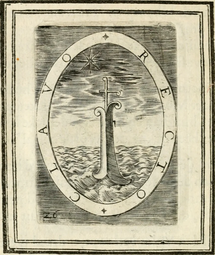 An illustration from Bellerophon, of, Lust tot vvysheyd : begrijpende veel zeedighe, stichtlijcke en leerlijcke sinne-beelden met haere verklaringhen, 1614, leaf 55